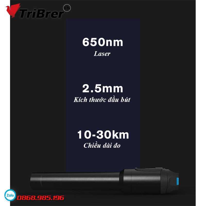 Bút soi laser quang VFL Tribrer 10km  - Pin AA