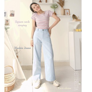 Áo Croptop Cổ Vuông