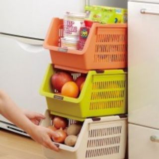 Giá đựng hoa quả, đồ khô dạng lưới Inomata