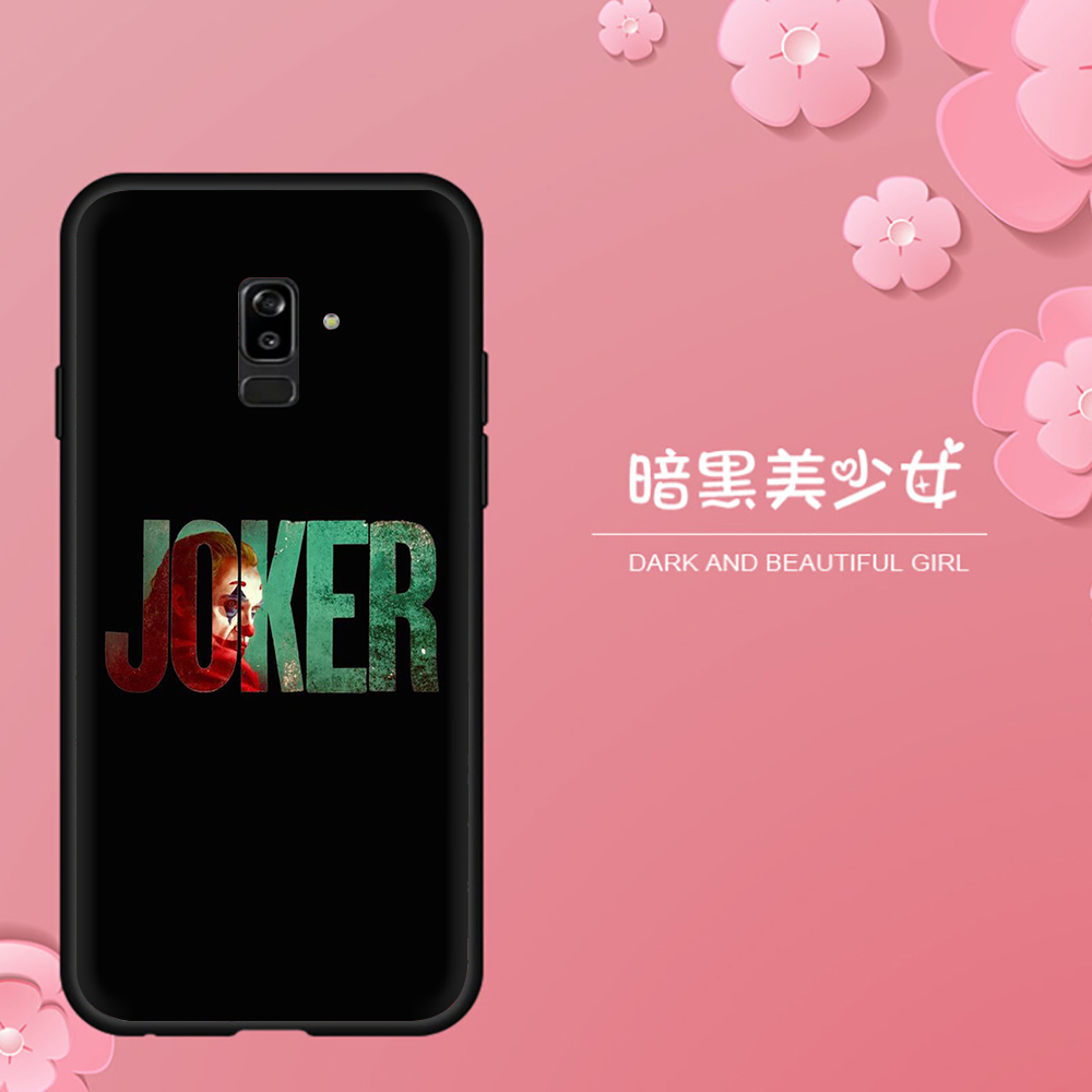 Ốp Điện Thoại Tpu Mềm Chống Rơi Màu Đen In Hình Joker Cho Samsung J7 Prime J7 J730 J7 Core J7 Pro J8 2018