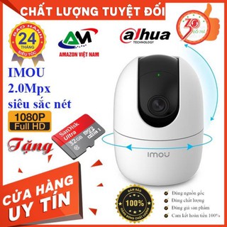 [Tặng thẻ nhớ 32GB] Camera IP Wifi Imou Ranger2 Full HD 1080p tích hợp cổng LAN còi báo động