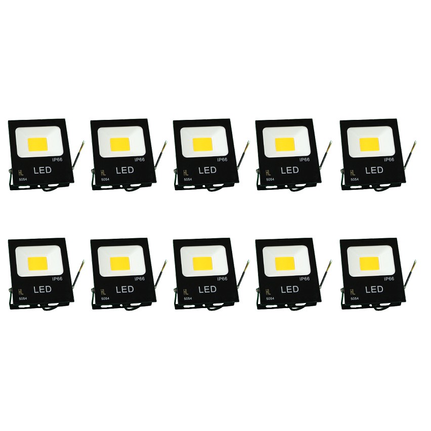 Combo 50 Đèn Led pha HL 20w đủ công suất, đèn sân vườn, đèn pha led giá rẻ