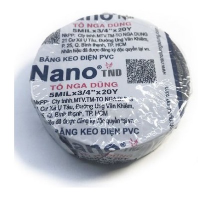 [GIÁ TỐT]Băng keo điện Nano Đài Loan chính hãng Tô Nga Dũng