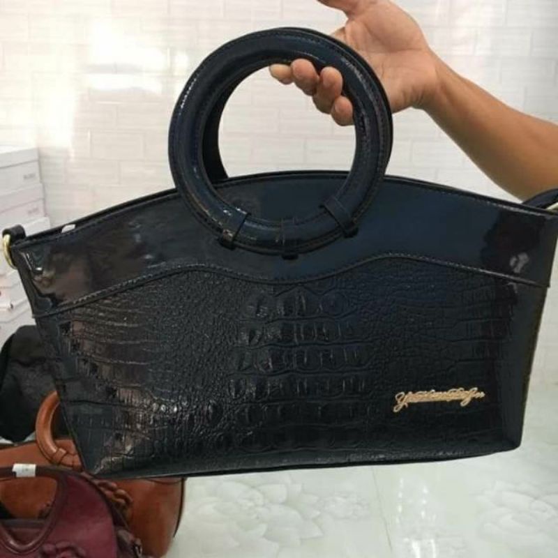 1,8kg | Túi Xách Nữ Da Bóng Dập Vân Sấu | BTS Shop | Nhung Shop | Live
