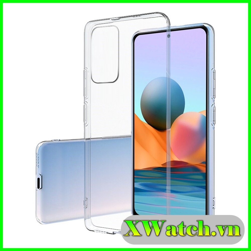 Ốp lưng silicon Xiaomi Redmi Note 10 / Note 10 pro Note 10 5g Note 11 11s 11 pro trong suốt