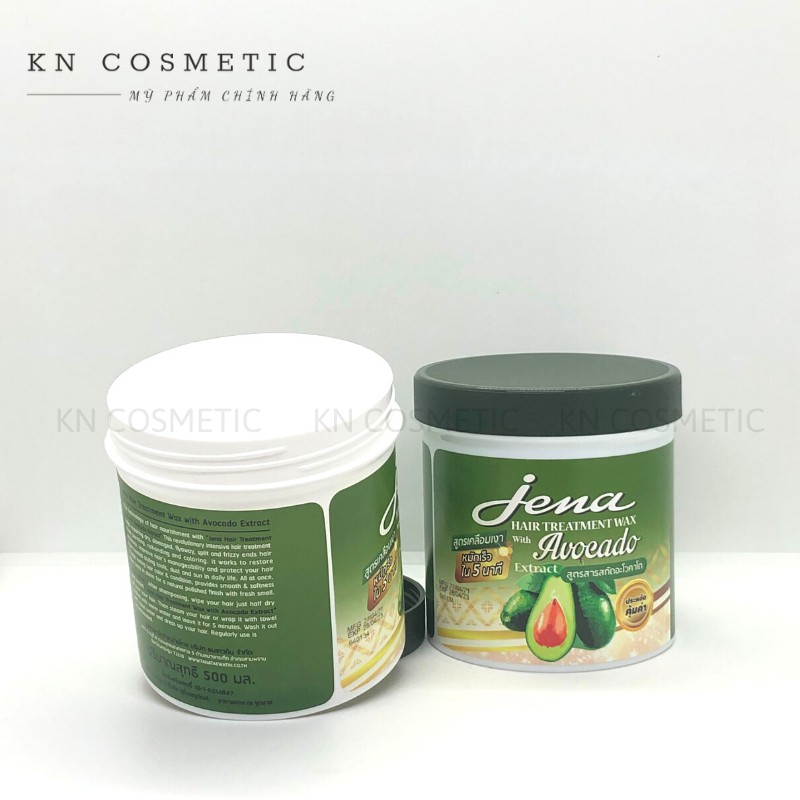 Kem Ủ Tóc Bơ Già Jena Hair Treatment Wax Thái Lan 500ml Siêu Mềm Mượt, Giảm Hư Tổn