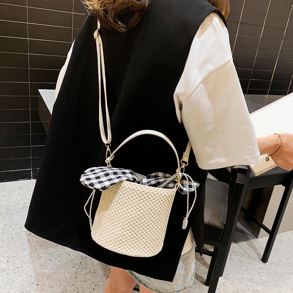 Túi đeo chéo dệt kim kiểu dáng đơn giản thanh lịch cho nữ