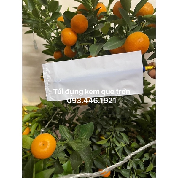 túi đựng kem que không in, túi đựng kem không có chữ, túi đựng kem màu trắng trơn