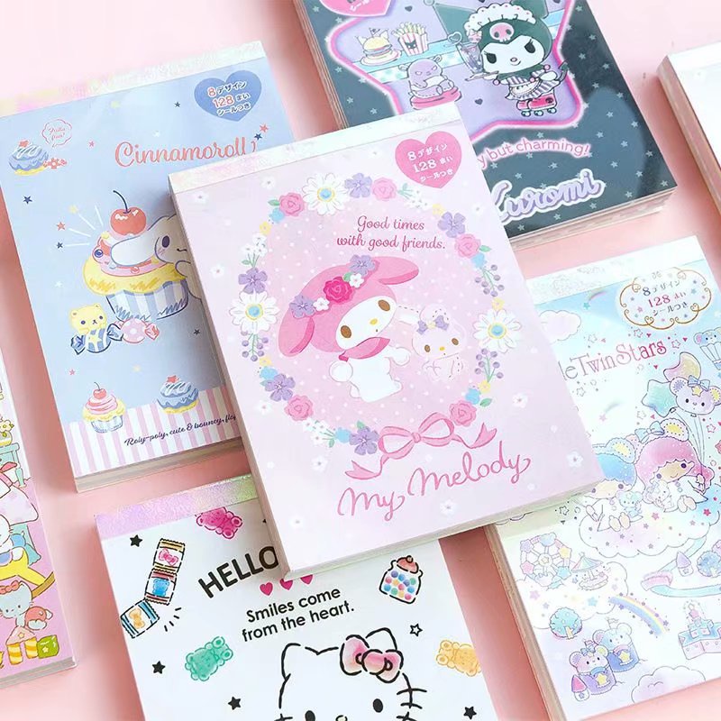 Sổ Ghi Chú In Họa Tiết Hoạt Hình Sanrio Dễ Thương Nhỏ Gọn