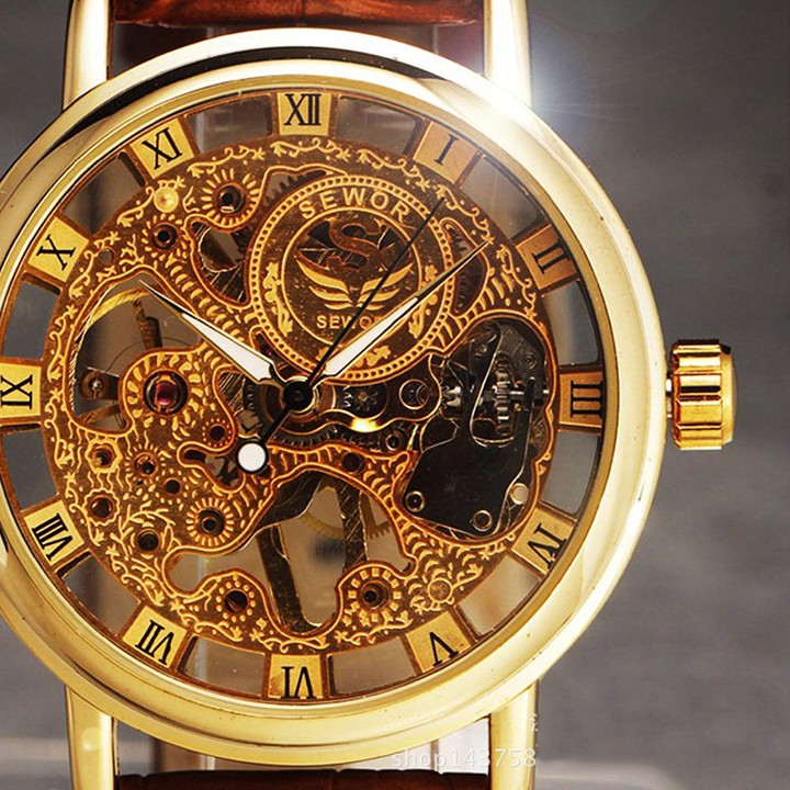 Đồng hồ nam lộ máy sewo Automatic
