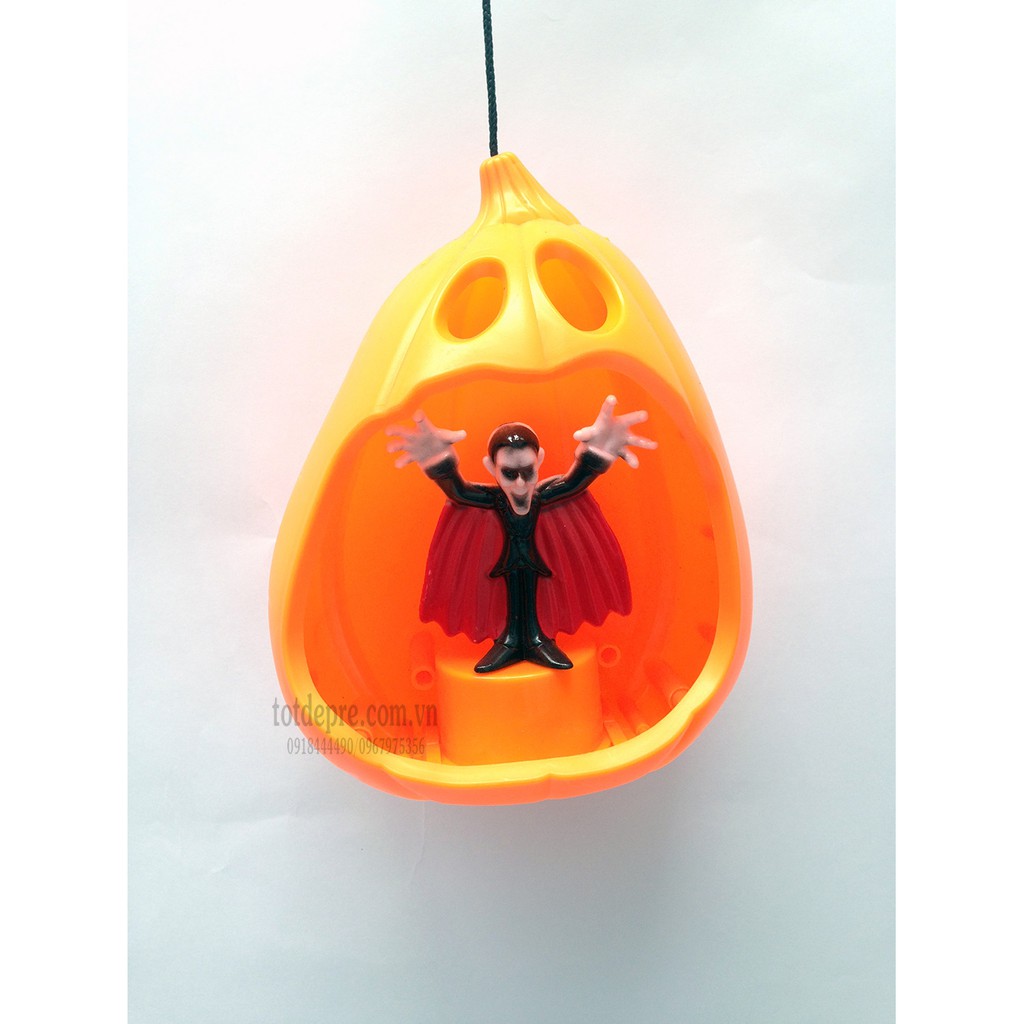 Đèn lồng halloween có đèn có nhạc hình ma,phù thủy và ma cà rồng