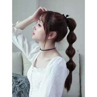 Tóc giả nữ cột thẳng khúc, tóc buộc kiểu