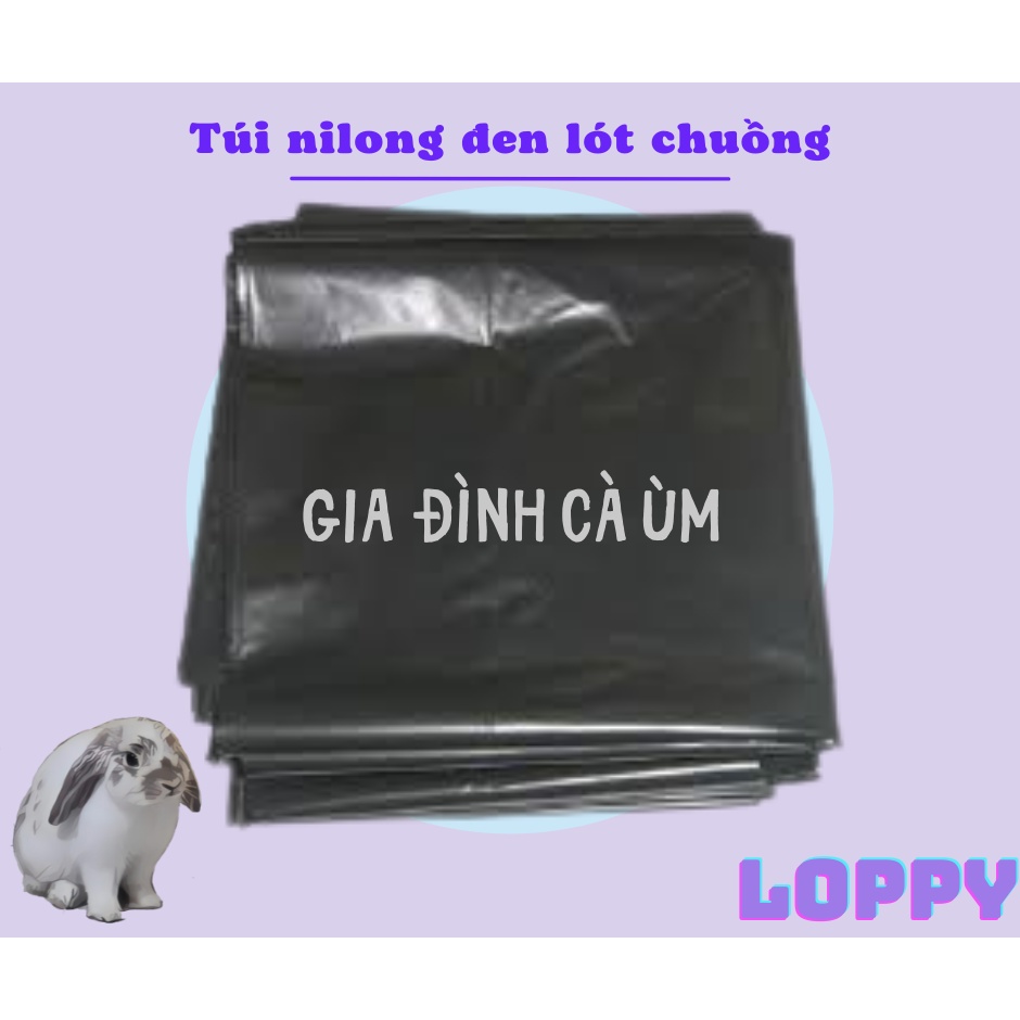 Túi Nilon lót đáy chuồng/khay vệ sinh thỏ/bọ/sóc/chinchila/chó mèo