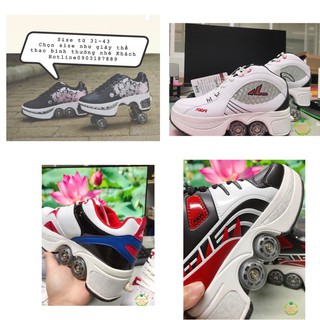 (ORDER) GIÀY THỂ THAO KIÊM GIÀY TRƯỢT PATIN HEELYS