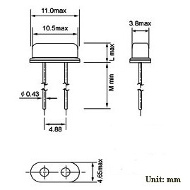 Thạch anh 2 chân cắm