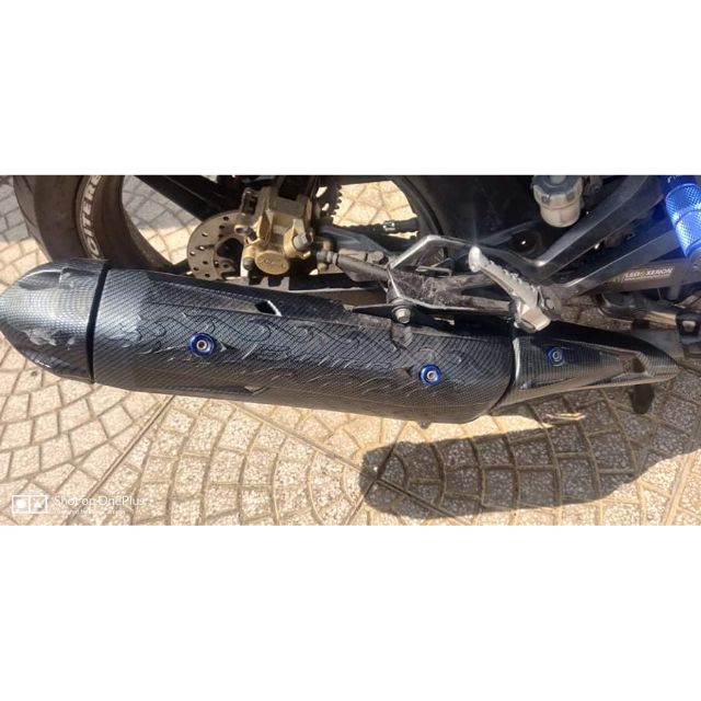 Ốp pô kiểu cho Ex 150 CAC BON