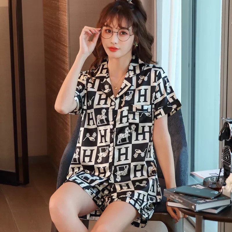 Đồ Bộ Nữ Mặc Nhà Mùa Hè Đồ Bộ Lụa Pijama Cao Cấp Tay Ngắn Siêu Mát Nhiều Hình Mẫu Mới Hot 2022