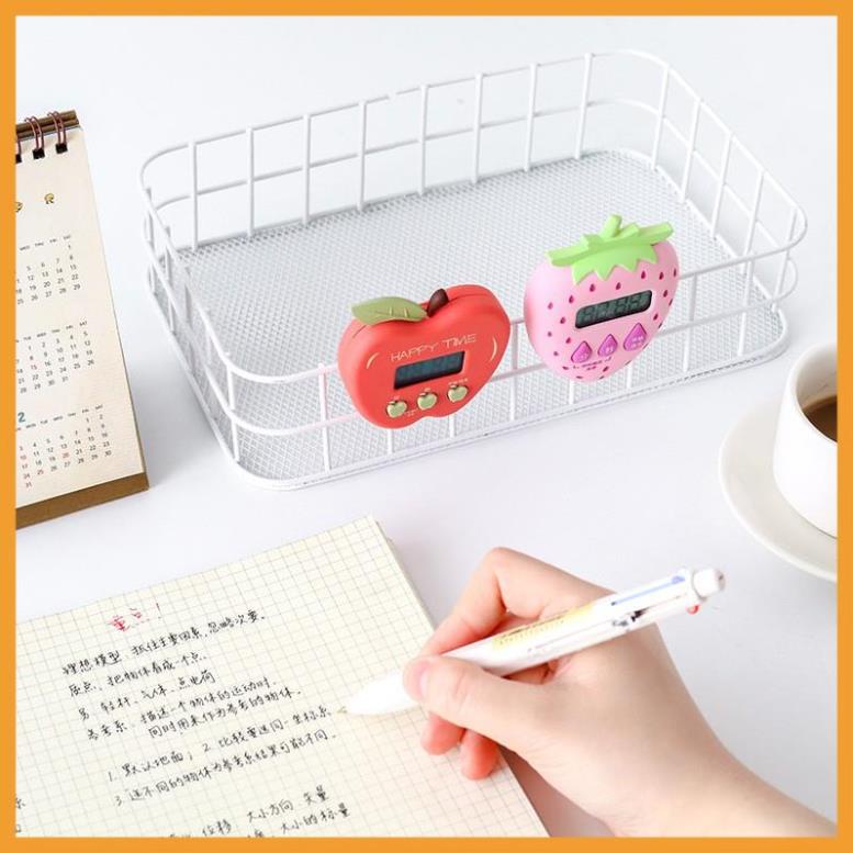 Đồng hồ bấm giờ mini dành cho học sinh, cho nhà bếp với hình cưc cute
