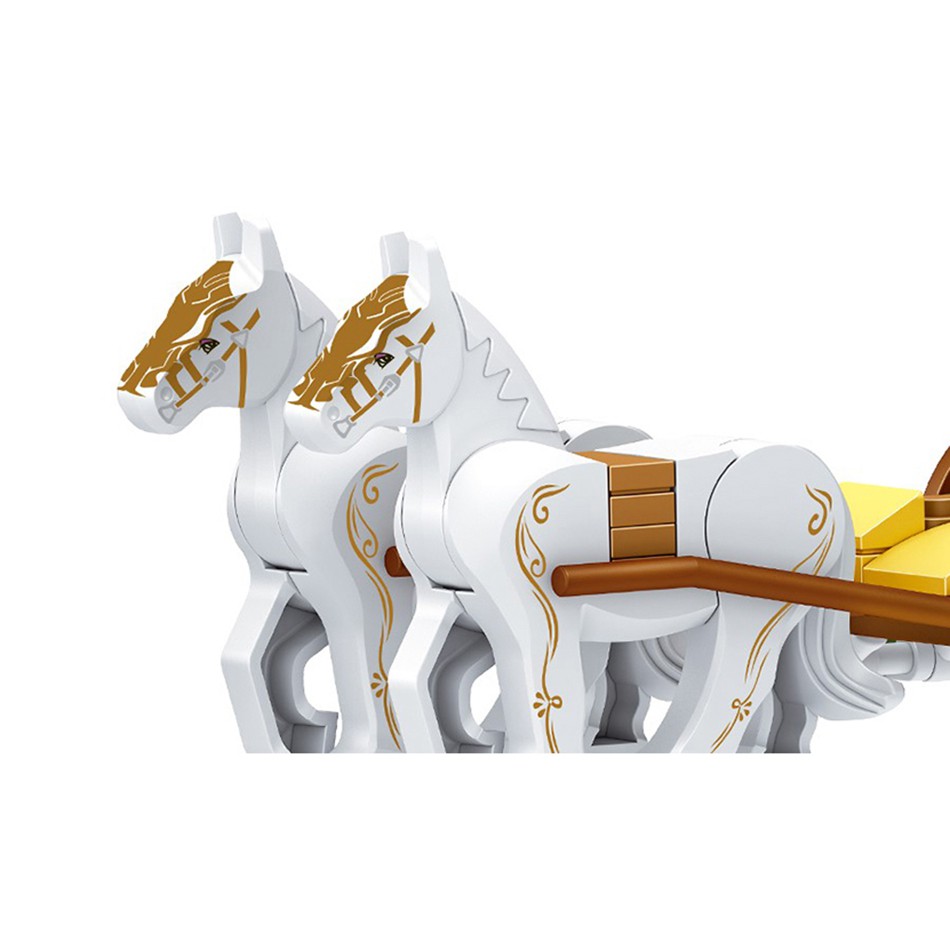 Bộ mô hình đồ chơi lego lắp ráp xe công chúa hoàng gia dùng làm quà tặng sinh nhật cho bé