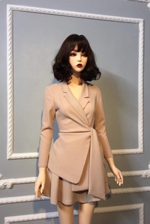 [HÀNG THIẾT KẾ] Set vest chân váy xoè đỏ