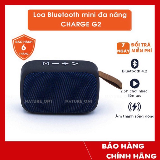 Loa Nghe Nhạc Bluetooth - Loa Nghe Bluetooth Mini Charge G2, Âm Thanh Đỉnh Cao, Lượng Âm Tuyệt Hảo