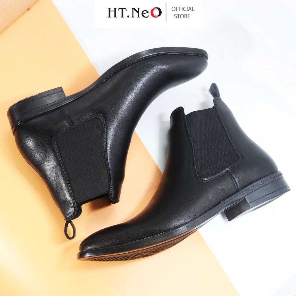 Giày CHELSEA BOOTS HT.NEO da bò cao cấp ,thiết kế sang trọng ,thời thượng DC01
