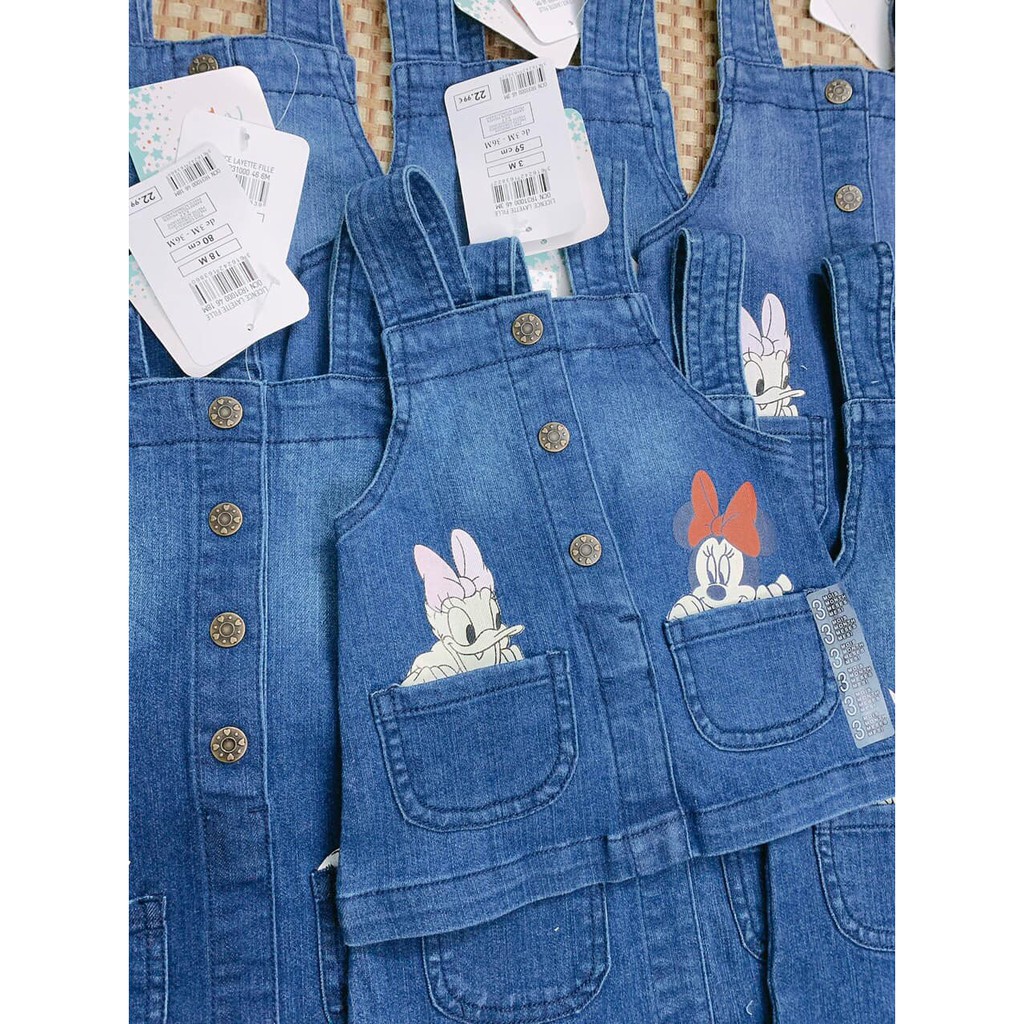 VÁY YẾM BÒ/JEAN DISNEY XUẤT DƯ XIN CHO BÉ GÁI NHÍ - CỐM KIDS NT