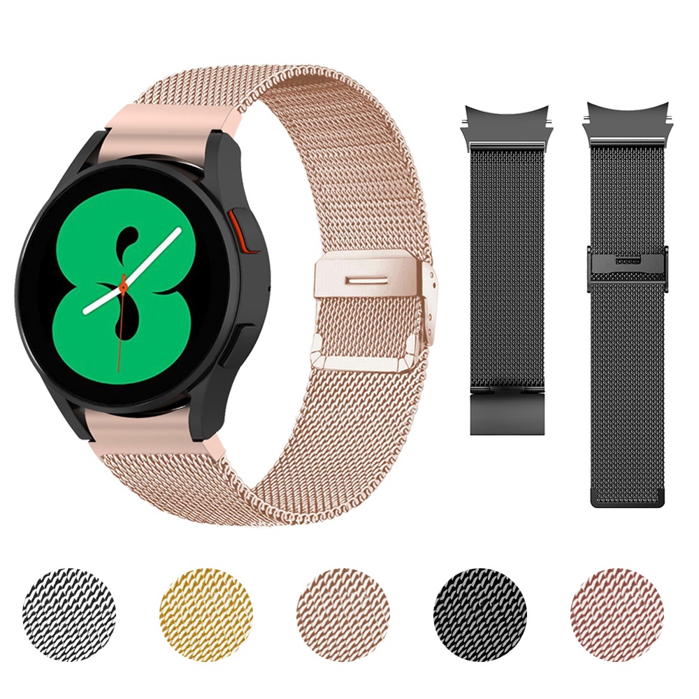 Dây Đeo Inox Cho Đồng Hồ Thông Minh Samsung Galaxy Watch 6 4 5 Pro 40mm 44mm 45mm Classic 42mm 46mm