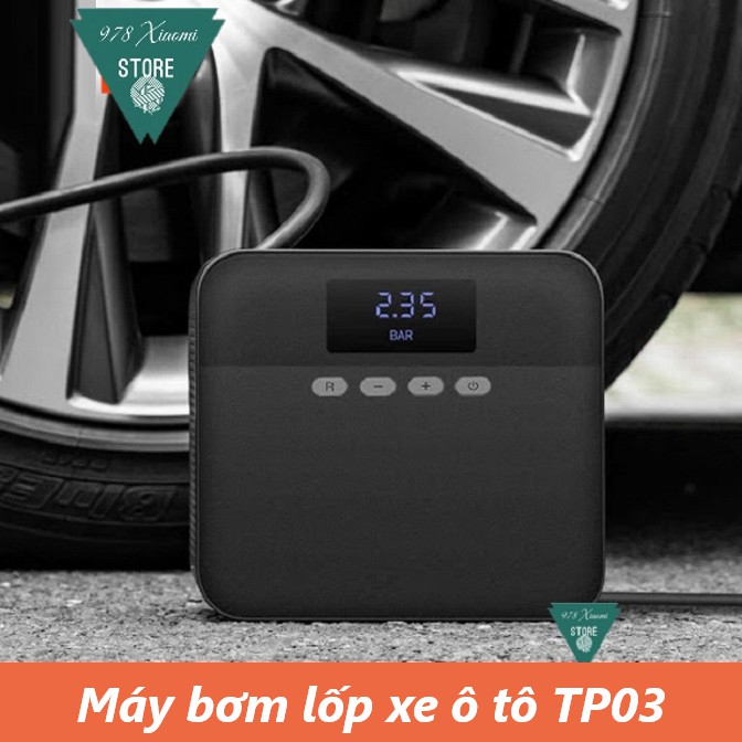 Máy bơm lốp xe ô tô Xiaomi 70MAI Midrive TP03 - Bơm cầm tay đa năng Xiaomi 70mai