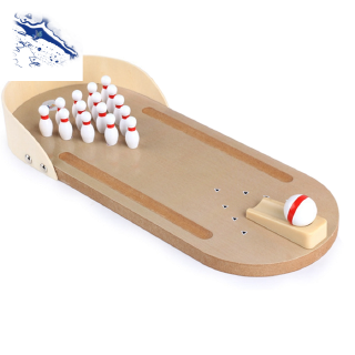 Bộ Đồ Chơi Bowling Mini Bằng Gỗ Cho Bé