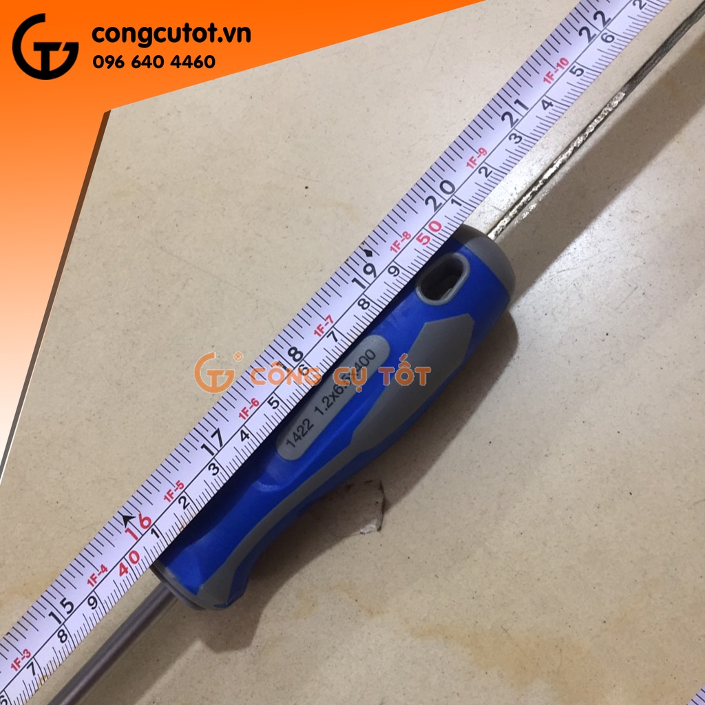 Tô vít dẹp cán bầu Kingtony 14226516 cỡ 6 x 400mm