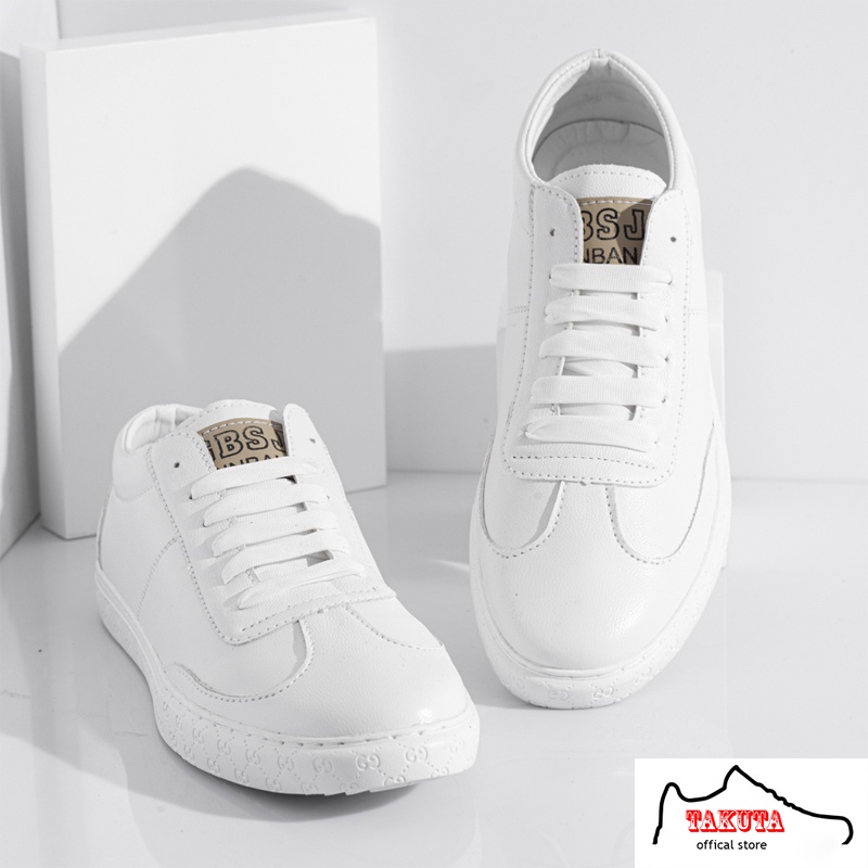 Giày nam thể thao sneaker TAKUTA trắng đẹp cho học sinh đi học đi làm cao cấp Mã MTL