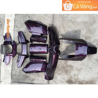 Dàn áo xe máy Dream II - nhựa ABS - màu nho