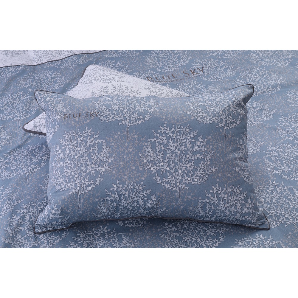 2 Vỏ Gối Nằm 45x65cm Hanvico Blue Sky 100% cotton cao cấp