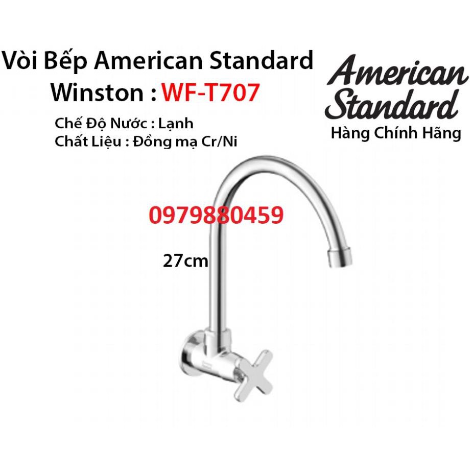 Vòi rửa bát 1 đường lạnh âm tường American Standard FFAST707 WF-T707