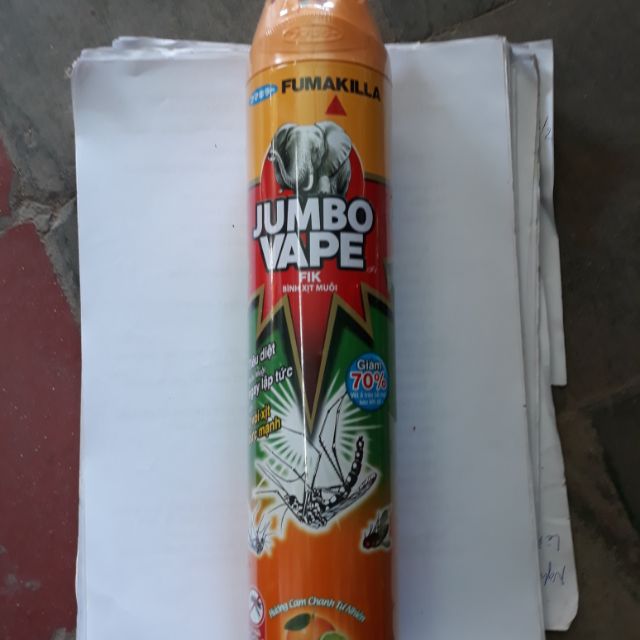 Jumbo vape(fik) bình xịch muỗi