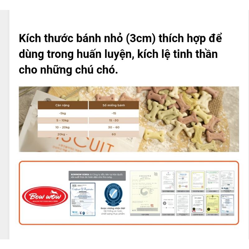 Bánh quy hỗn hợp Bowwow (220g)