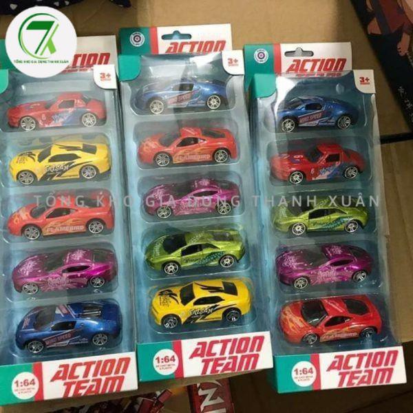 Xe ô tô đồ chơi các loại cho bé - Vỉ 5 xe sắt Diecast- đồ chơi thông minh cho các bé