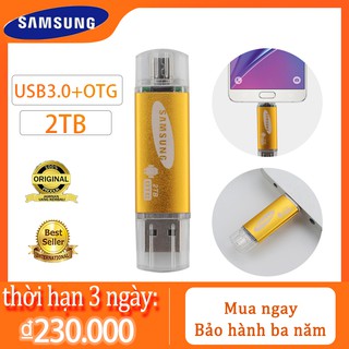 Samsung Ổ đĩa vàng OTG 2TB kim loại tốc độ cao USB 3.0