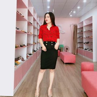 CHÂN VÁY CÔNG SỞ 4 CÚC