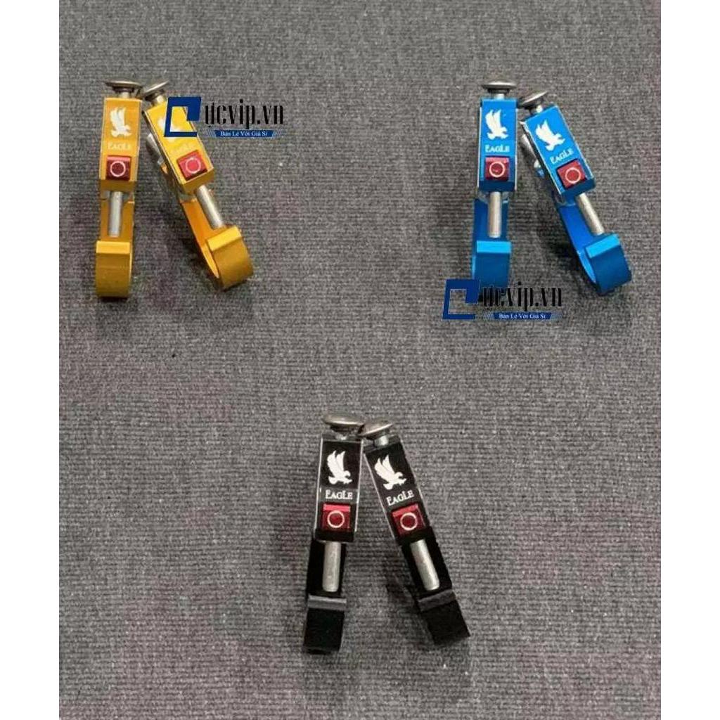 Cặp 2 móc bấm treo đồ nhôm giành cho xe máy -Hàng Cty