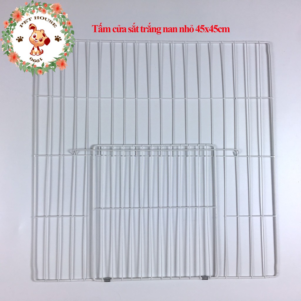 Chuồng quây chó mèo size lưới 45x45 lắp ghép dễ dàng, bền bỉ, chắc chắn