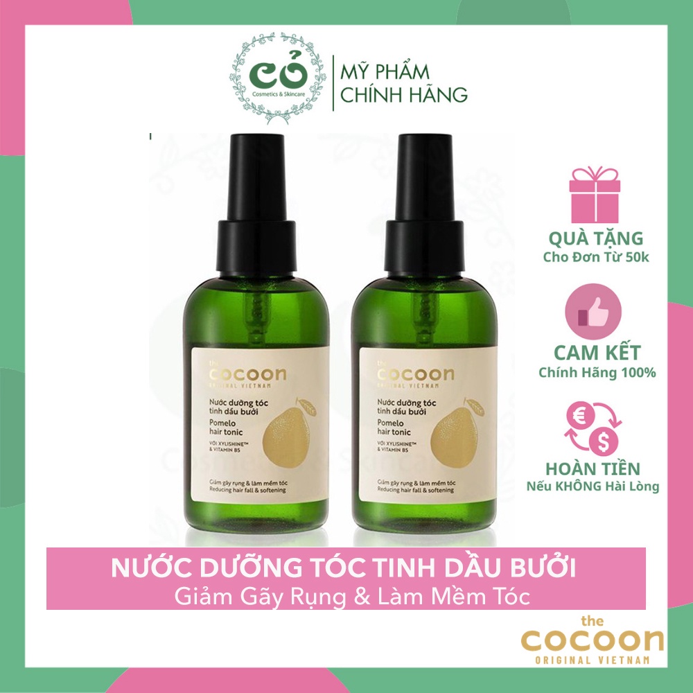 Nước Dưỡng Tóc Giảm Gãy Rụng Và Làm Mềm Tóc Tinh Dầu Bưởi The Cocoon Pomelo Hair Tonic