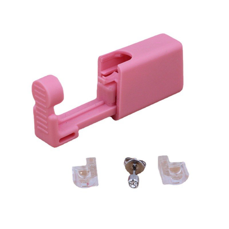 Dụng Cụ Xỏ Lỗ Tai Hình Vương Miện Đính Đá Zircon Dùng Một Lần