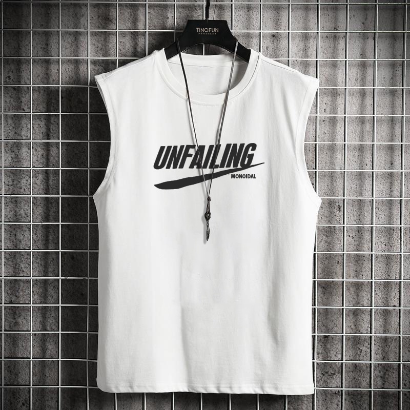 Áo ba lỗ nam UNFAILING, Áo 3 lỗ Tank top kiểu lót form rộng nách tập gym, bóng rổ chất lưới co giãn hè thu