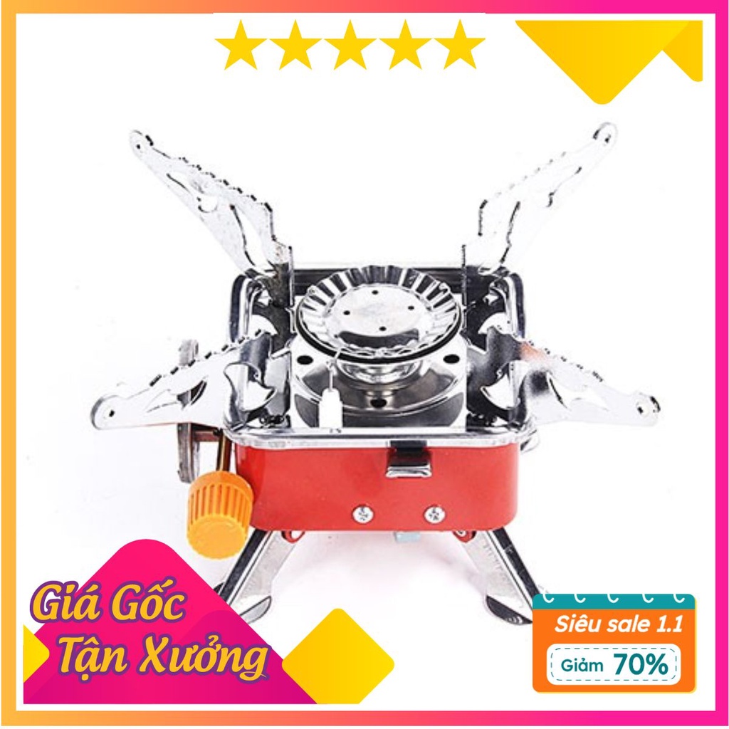 Bếp Gas Mini Du Lịch Xếp Gọn Tiện Dụng