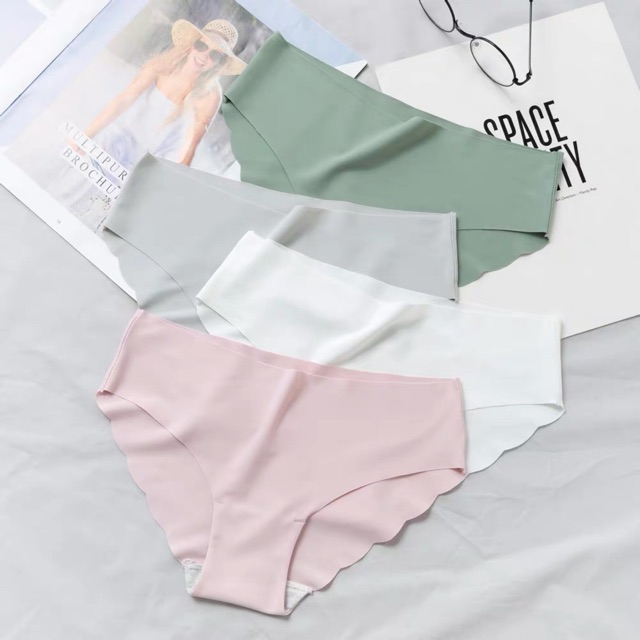 COMBO 4 QUẦN CHIP SU KHÔNG VIỀN GỢN SÓNG - QUẦN LÓT SU THUN LẠNH - KHÔNG ĐƯỜNG MAY | BigBuy360 - bigbuy360.vn