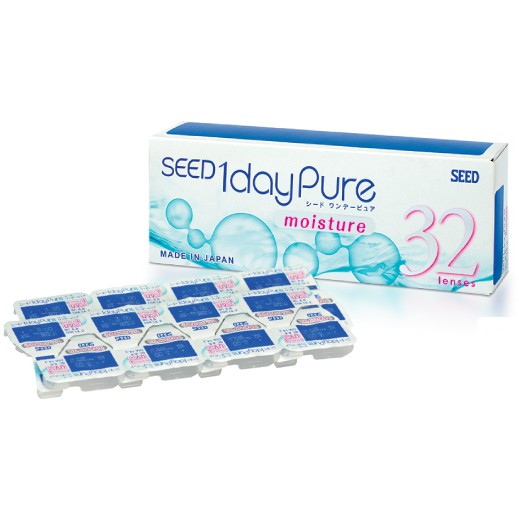 Lens 1 ngày không màu SEED 1dayPure (combo 2 tuần)