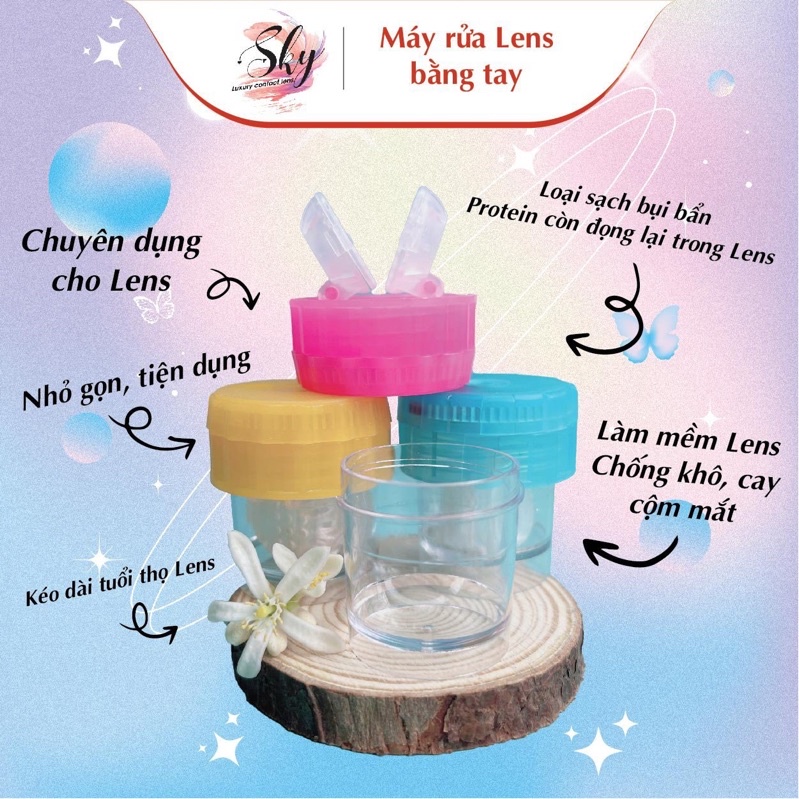 Cốc rửa lens| Ảnh thật+ Video hướng dẫn Sử Dụng