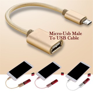 Cell phone tablet OTG data cable Creative Micro-Usb Male To USB line Adapter Dat